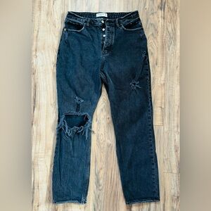 Abercrombie Curve love Dad jean